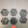 IMG_3241.jpg LAVA SET - "HEX" TILES FOR A HIGHLY DETAILED 3D GAME BOARD.