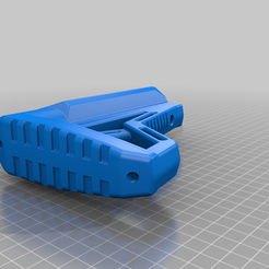 spank_stock_comb.png Download free STL file Spank stock ;) (AR-15 fixed) • 3D printer object, MuSSy