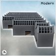 5.jpg Large modern factory with glazed shed roof, multiple accesses, and brick walls (10) - Modern WW2 WW1 World War Diaroma Wargaming RPG Mini Hobby