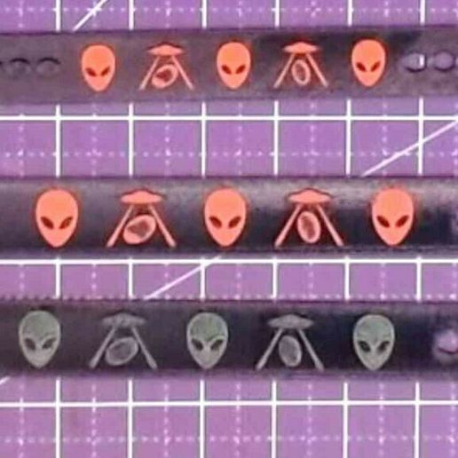 👽 Alien Abduction TPU wristband v2・Free 3D File for ・Cults
