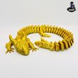 IMG_196175.jpg Diabolical Dragon Snake - Articluated - Print in Place - No Supports - Flexi