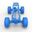 56.jpg Diecast Chassis of Wheel Standing Mega Truck Scale 1:25