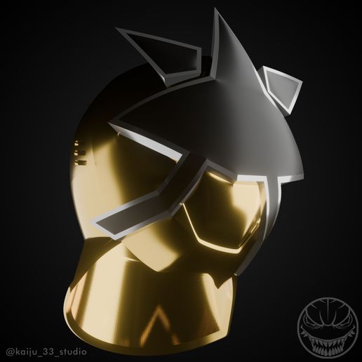 🗡️ GOLD SAMURAI RANGER SHOGUN MODE HELMET - POWER RANGERS SAMURAI・ STL ...