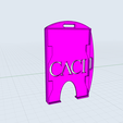 CACIHolder4.png Dual Badge Holder: CACI - Designed For Bulk Printing
