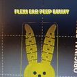 332891840_955624555430391_139714406306209969_n.jpg Peep Bunny Flexi Ear Sensory Fidget Easter Gift