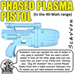 Phased-Plasma-Pistol_0.1.jpg Archivo 3D gratis Killian Teamaker Presenta: Pistola de Plasma en Fase - Modelo W40-AOF・Plan imprimible en 3D para descargar
