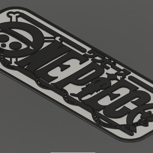 STL file One Piece Sign 🚩 ・Design to download and 3D print・Cults