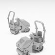 roller.jpg Road works pack - Asphalt roller kit and construction accessories H0 scale