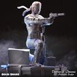 ae SS eee 3D Bae ye eda Solid Snake - Metal Gear Fan Art 3D Print