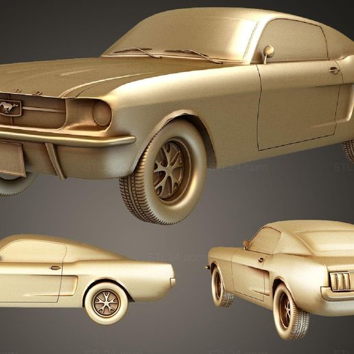 Ford mustang 1969 Kit 3d 3D model