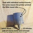 20-06-09_Tank-Boards-1.jpg N Scale - Water tank on a tower