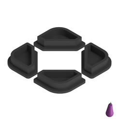 0.png Free STL file DAMPER FEETS FOR ANYCUBIC WASH&CURE 2.0・3D printing idea to download