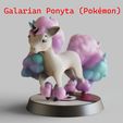 Galarian-ponytaC.jpg Alolan Galarian Ponyta - FAN ART - POKÉMON FIGURINE -POKEMON