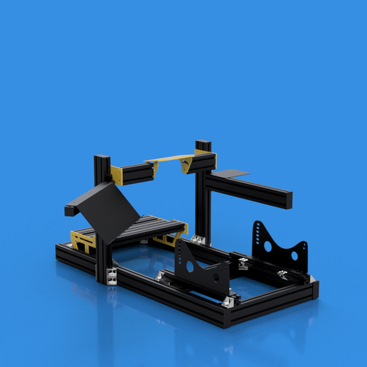 Ultimate 4080 Sim Racing Rig + Triple Monitor Stand & Single Monitor ...
