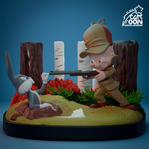 r1.jpg Loony Toons Bugs Bunny Elmer