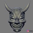 08.JPG Hannya Mask -Satan Mask - Demon Mask for cosplay