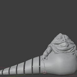 Jabba-The-Hut-Articualted.png STL file Jabba the Hut Flexible Articulated - Star Wars・3D printer model to download
