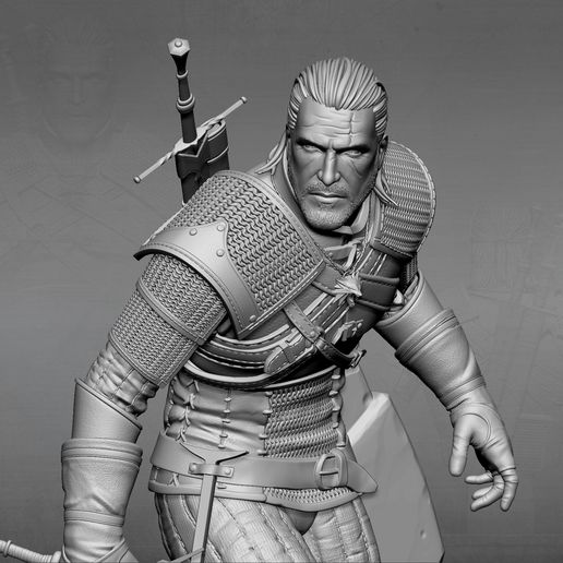 the-witcher-3d-model-stl-08.jpg Geralt Witcher 2 MODELS 1 PRICE