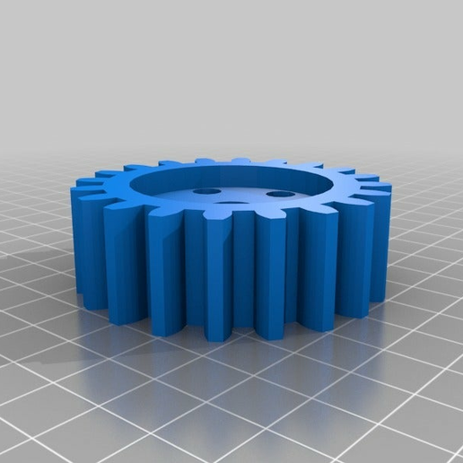 My Customized Parametric Gear customizer with bevel teeth and many options - 3D model önizlemesi