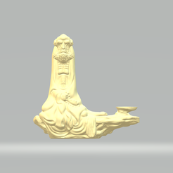 1.png Archivo STL Bodhidharma Patriarca Zen Sentado Modelo de impresión 3D・Plan imprimible en 3D para descargar