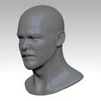 NO8.jpg Norman Reedus HEAD SCULPTURE 3D PRINT MODEL