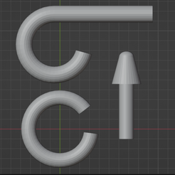 image-1.png Free STL file 3 Monster High basic Earrings Replacments・3D printable object to download