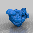 H_Bust_Body.png Wicked Marvel Hulk 3d Bust: Avengers STL ready for printing