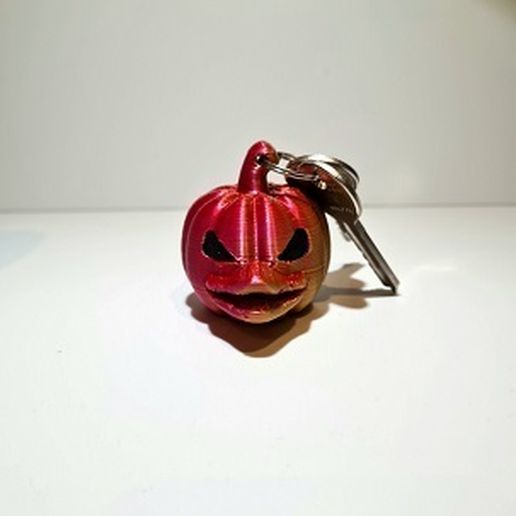 Pumpkin duck key chain 3D model