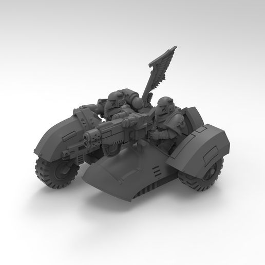 Gloomy Angels Attack Bike / Normal Bike 3D model