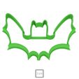 02.jpg STL file Bat cookie cutter for professional・Model to download and 3D print