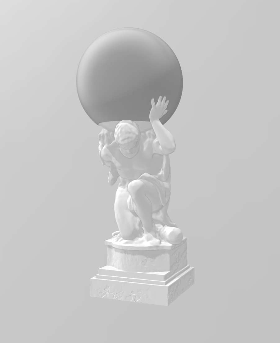 design-screenshot.png STL file Hercules statue - Alexa Echo / Echo dot holder stand・3D printing idea to download, MisfitPrints