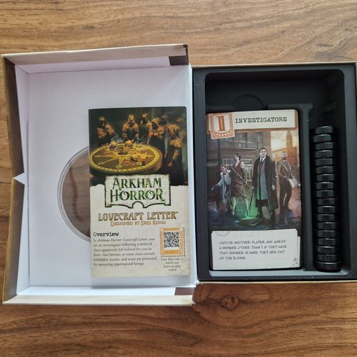 20250410_164706.jpg Arkham Horror: Lovecraft Letter 3D Print Insert/Organizer