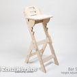 07d8e7ba291ec8585bcdd8b61287ffe8_display_large.jpg Free STL file Height Adjustable Bar Stool cnc・Template to download and 3D print