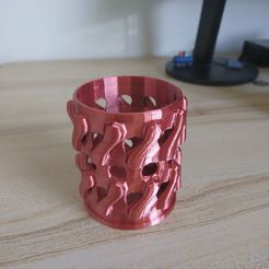 photo_2022-08-17_10-54-57.jpg Free STL file ART- Pen holder・3D printing idea to download