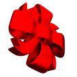 070.jpg Gift Ribbon Red 02.Print-in-place with 3MF included. (No Supports and no Rafts)