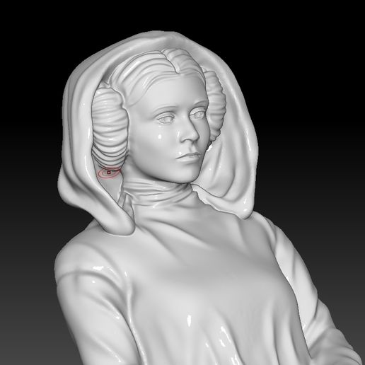 screenshot.2048.jpg Princess Leia R2D2 hologram lamp STL Star Wars