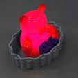 imagen-3.jpg Bear lamp with basket for 3D printing STL-3DM-OBJ