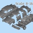 0_3.jpg Classic american car Crestline Sunliner 3D PRINTABLE MODEL