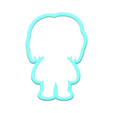 Chucky-1.png Halloween Character Cookie Cutter | STL File