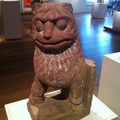 Photo_Jun_28_2_00_23_PM_display_large.jpg Free 3D file Lion, c. 2nd century India Uttar Pradesh, Mathura region・3D printable design to download