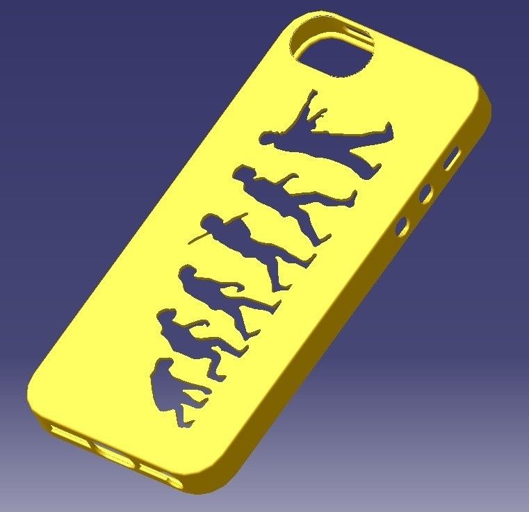 iPhone 5S Evolution Case.jpg Download STL file iPhone 5S Evolution Case • 3D printer object, miniul