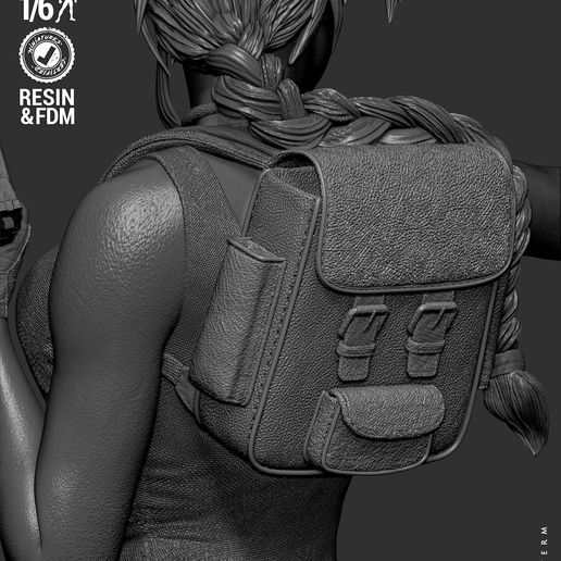 140825-Wicked-TombRaiderBustP-Image-018.jpg WICKED VIDEO GAMES LARA CROFT PORTRAIT BUST: TESTED AND READY FOR 3D PRINTING