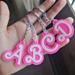 IMG_20231128_092712.jpg Barbie alphabet letters keychains