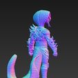 Anthropomorphic-Cobra-6.jpg Anthropomorphic Cobra Warrior Snake Man 3D Print File