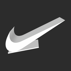 STL file Dripping Nike Logo inspired Embosser 🧑‍🎨・3D printer