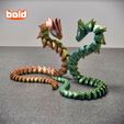 9.jpg Articulated print in place SNAKE DRAGON