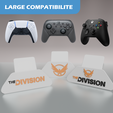the-division-c.png Pack 3 controller stands compatible with Playstation / Xbox / Nintendo