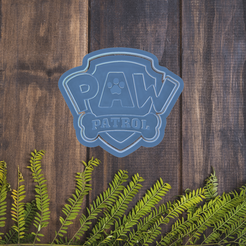Logo.png STL file Paw Patrol Logo Cookie Cutter・3D printing template to download