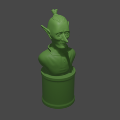 Goblin.png Archivo STL gratis Busto de duende・Plan de impresión en 3D para descargar