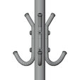 Wire_2.png Coat rack standing low poly 3D Model